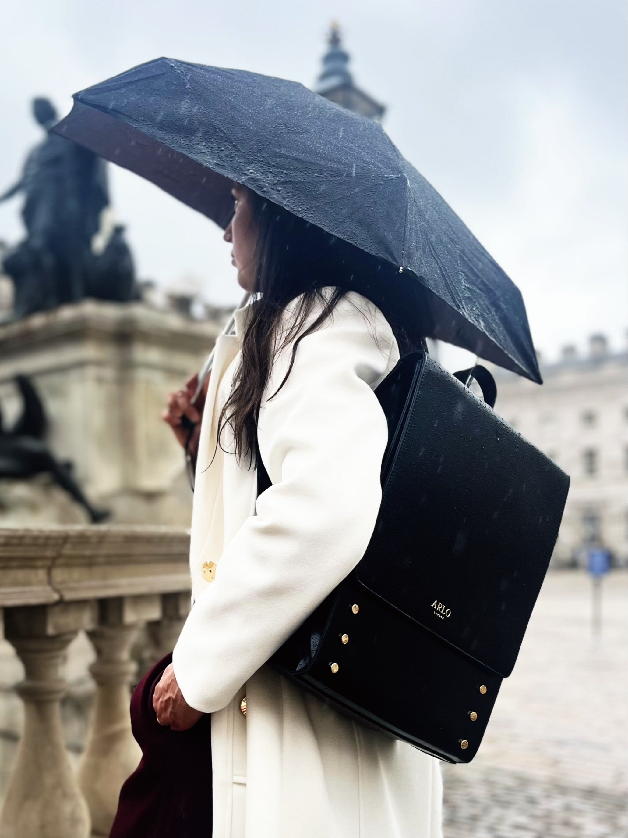 smart black laptop backpack womens